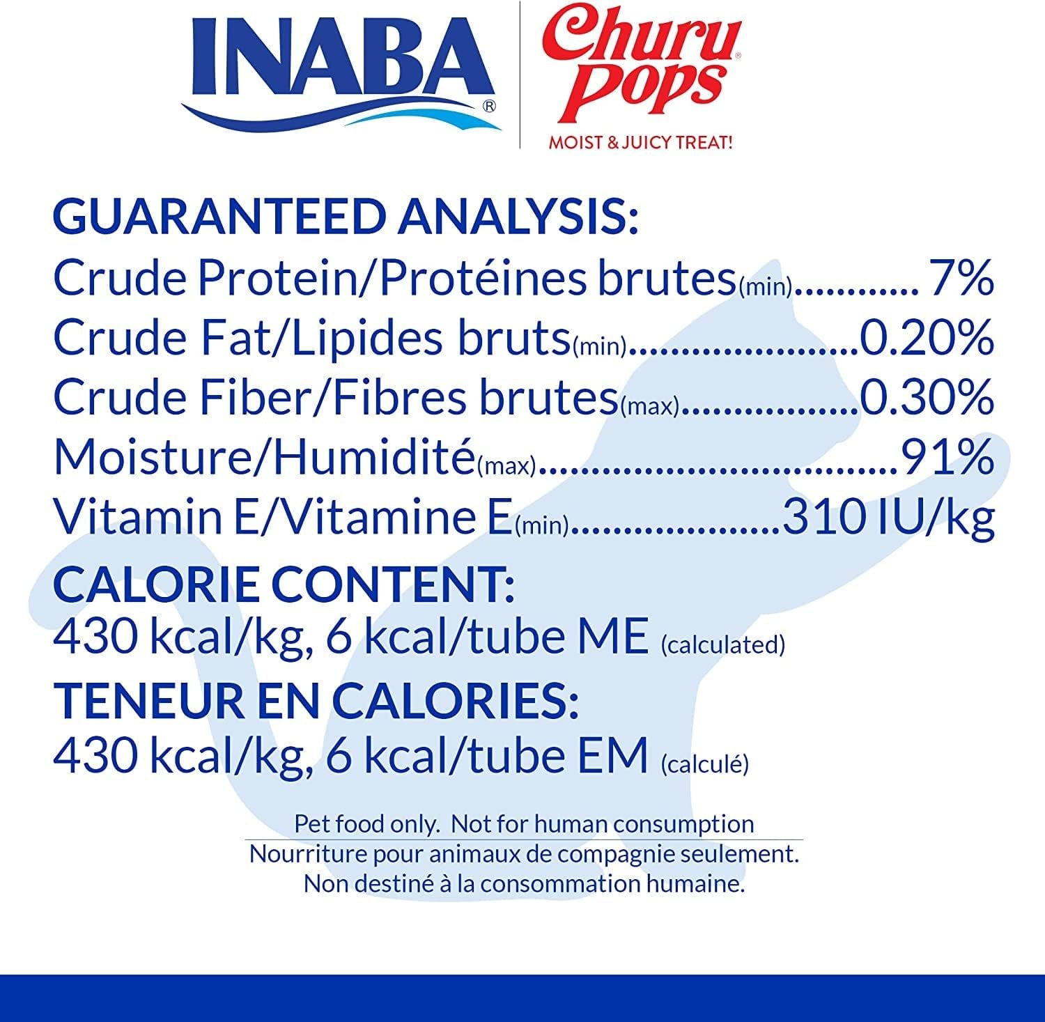 INABA Churu Pops Moist Jelly Treats for Cats (Chicken Recipe, 12 Tubes)