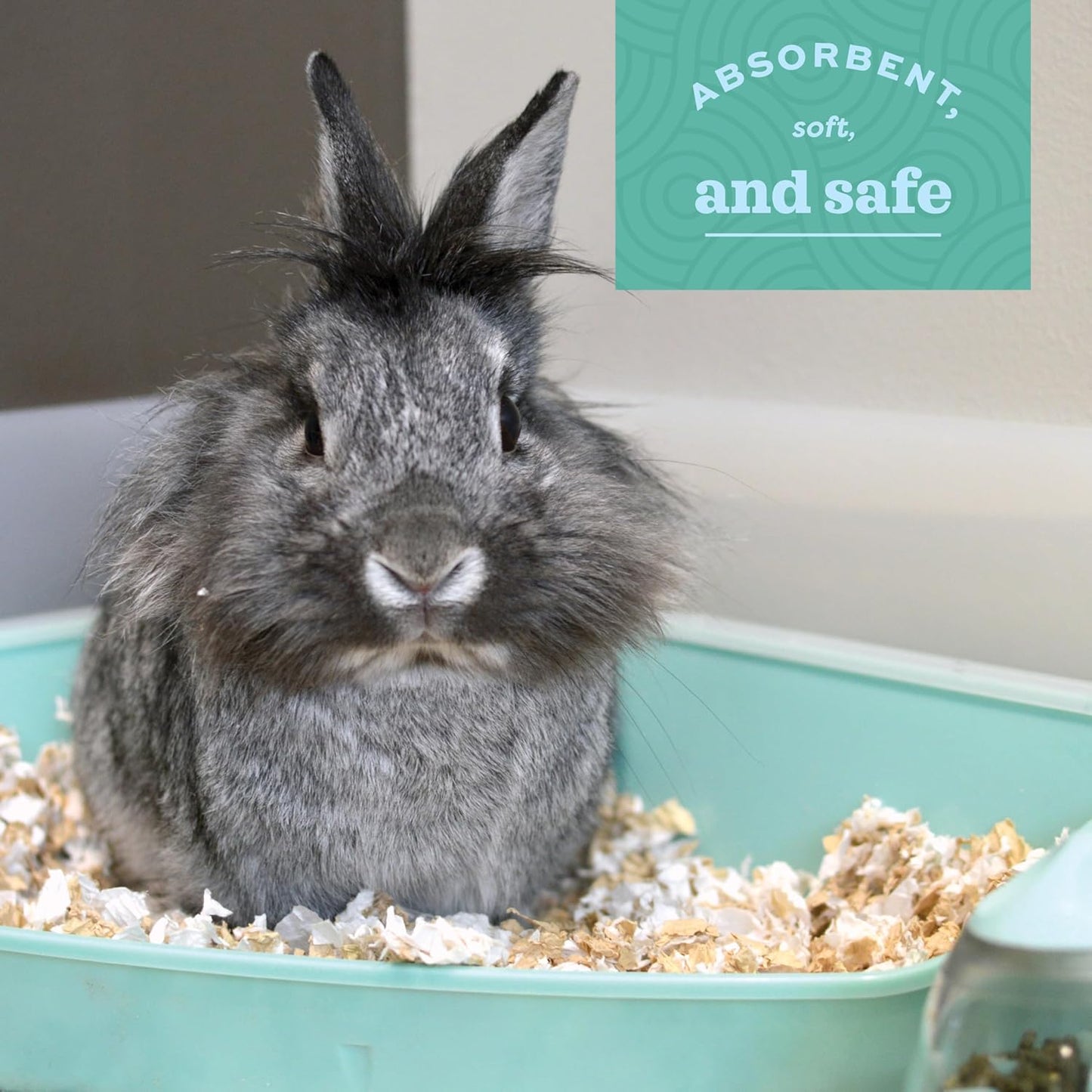 Animal Health Pure Comfort Bedding, Rabbit, Hamster, & Guinea Pig Bedding, Bunny Supplies for Litter Box, Pet Safe, 99.9% Dust Free, Natural, 28 Liter Bag