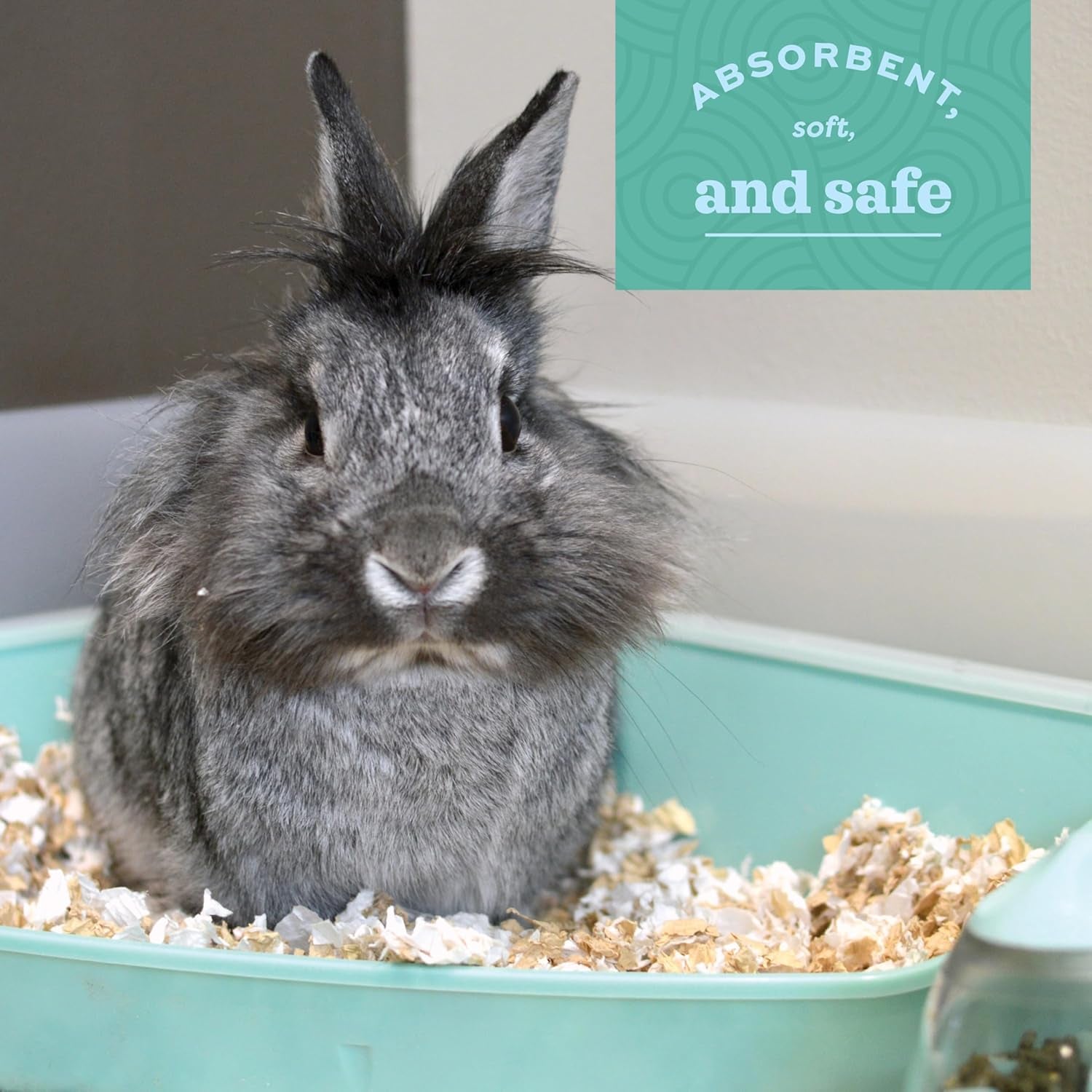 Animal Health Pure Comfort Bedding, Rabbit, Hamster, & Guinea Pig Bedding, Bunny Supplies for Litter Box, Pet Safe, 99.9% Dust Free, Natural, 28 Liter Bag