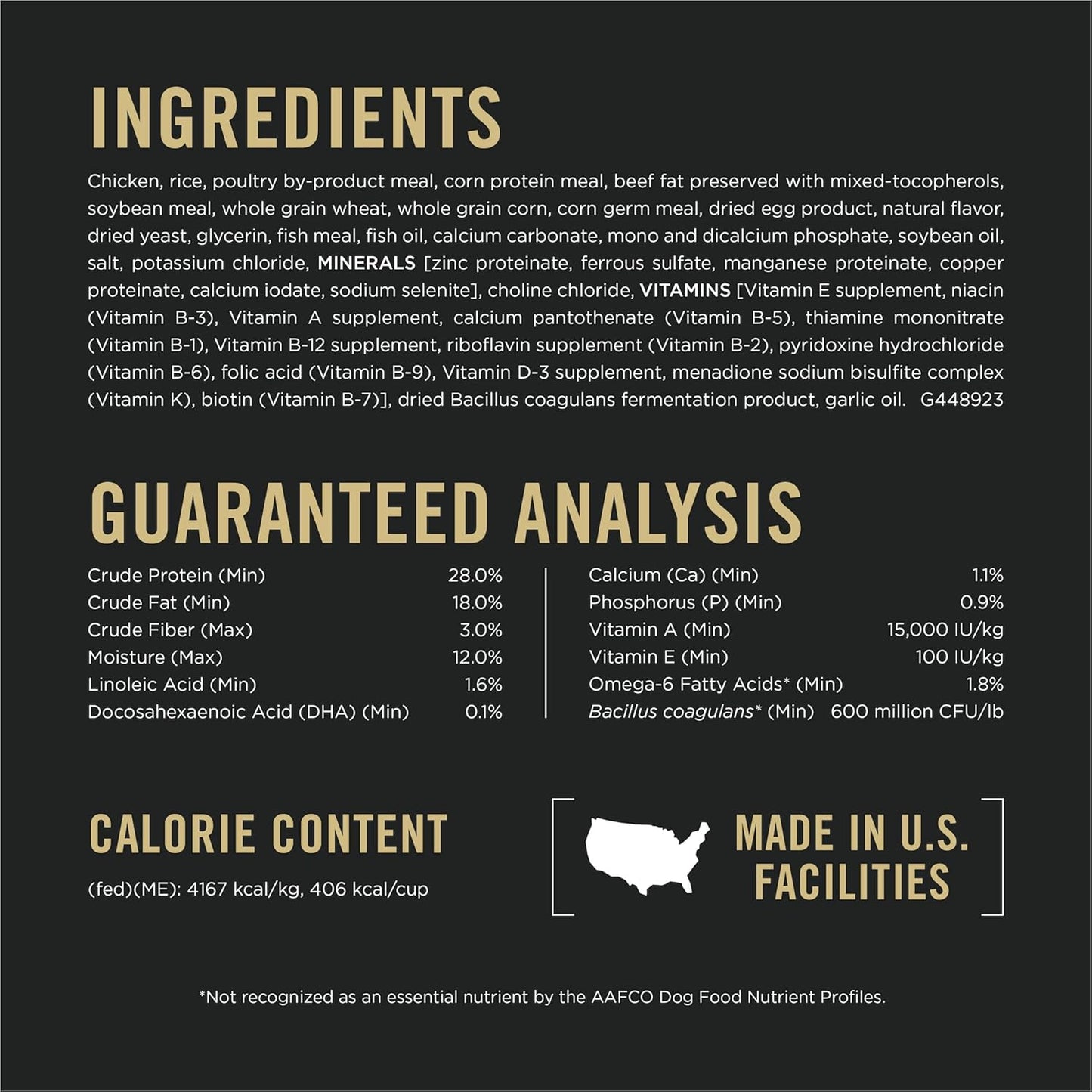 Purina Pro Plan High Protein Puppy Food Shredded Blend Chicken & Rice Formula - 18 Lb. Bag