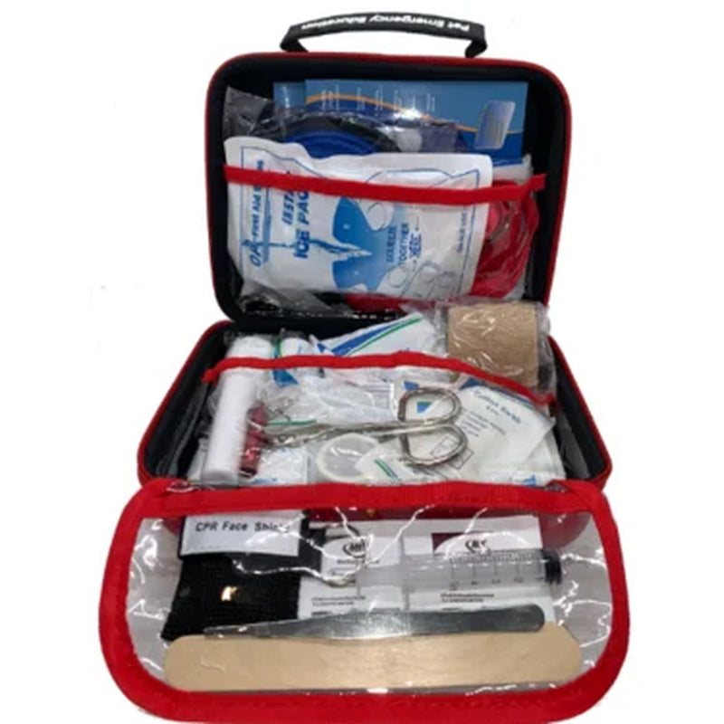 Deluxe Pet First Aid Kit 60 Pc Veterinarian Approved